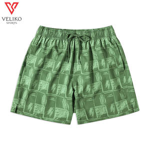 Veliko กางเกงเล่นเซิร์ฟสำหรับผู้ชาย, กางเกงสำหรับใส่เดินชายหาดผ้าแคนวาสกันยับยืดได้ผ้าสแปนเด็กซ์เอวกลางสบายวัสดุเป็นมิตรกับสิ่งแวดล้อม - Product Image 1