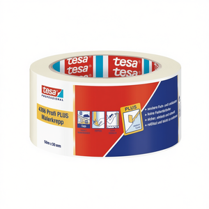 เทปปิดขอบสำหรับช่างทาสี Profi PLUS 4306 สีเบจอ่อน ขนาด 50 มม. ยาว 50 ม. แพ็ค 6 ม้วน จาก TESA - Product Image 3