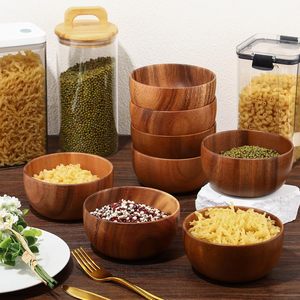 Bol de service en bois d'acacia Tondo de 5 pouces - Product Image 3