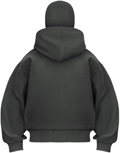 Pasamontañas Térmico Unisex Personalizado de Tallas Grandes, Impermeable, Aislado, con Bolsillo para Pas de Esquí, Chaqueta con Capucha para Nieve - Product Image 2