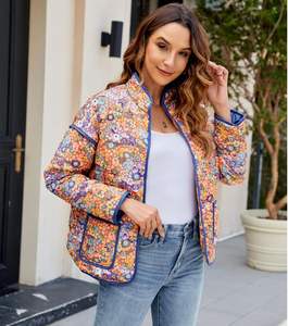 Chaquetas Acolchadas con Logotipo al por Mayor, Ropa de Invierno Nueva, Chaquetas Acolchadas de Manga Larga para Mujer en Venta, Chaqueta Cortavientos de Primera Calidad - Product Image 6