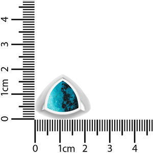 Anillo de Plata de Ley 925 para Hombre, Clásico, con Engaste de Shattuckita, Diseño Trillón, Hecho a Mano, Regalo Único para Él, Cumpleaños, Fiesta - Product Image 5