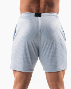 Vente en gros de shorts d'athlétisme 100% polyester pour hommes taille moyenne shorts de basket-ball décontractés en maille de fitness avec motif imprimé - Product Image 4