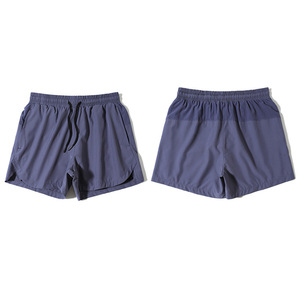 Doublure anti-éblouissement à séchage rapide pour hommes, double couche tissée, respirante, 2 en 1, short blanc pour entraînement de fitness, livraison DDP - Product Image 5