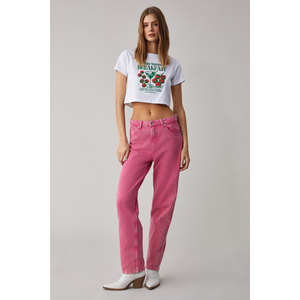 T-shirt oversize à col rond pour femme ETHIQUET BELVETH - Product Image 6