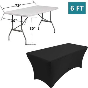 Nappe extensible ajustée quatre directions en spandex plastique pour la maison, les fêtes, les mariages, l'extérieur – Motif convivial - Product Image 3