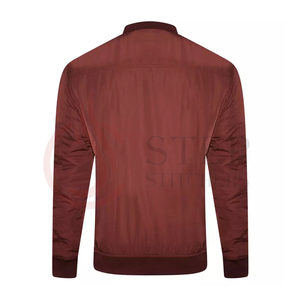 Branded Men's Brown Color Plain Dyed Rain Jackets In <b>Stand</b> Collar Zipper Up Nylon Made Jacket Light <b>Weight</b> Windbreaker Jacket - Product Image 6