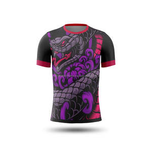 2025 Jiu Jitsu BJJ Grappling Compression Porter Très demandé Meilleur Rashguard Sublimation Rashguard - Product Image 1