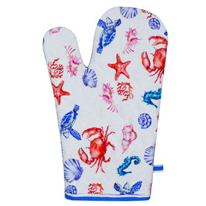 Guantes acolchados antideslizantes personalizables, Guantes para horno de cocina, precio de fábrica, venta al por mayor - Product Image 1