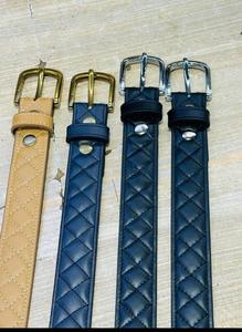 ชุดเครื่องนอนหลากสี C เข็มขัดหนังพร้อมหัวเข็มขัดสีทองสีน้ำตาลและสีเบจ - Product Image 6