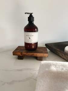 Vente en gros de plateau en bambou Plateau de cuisine en bois naturel pour salle de bain avec poignée Plateau de service pour aliments viande - Product Image 3