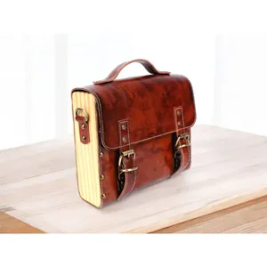 Bolso bandolera de cuero Vintage de tamaño XL de alta calidad para mujer, diseño clásico de cadenas con letras de perlas, Mensajero de moda - Product Image 3