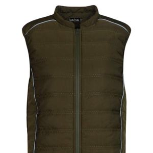 Vente en gros Nouvel arrivage Gilet sans manches à capuche matelassé en coton unisexe Veste bulle Logo personnalisé élégant pour l'hiver - Product Image 1