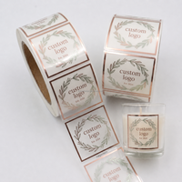 Étiquettes de bougies transparentes de qualité supérieure avec logo personnalisé, impression sur mesure, autocollants en feuille d'or pour l'emballage des pots de bougies en verre