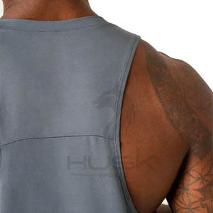 Wholesale Sport Singlet Mens Summer Tank Top Breathable Gym Clothing Muscle Fit Solid Color Premium Cotton Spandex Men - Product Image 3