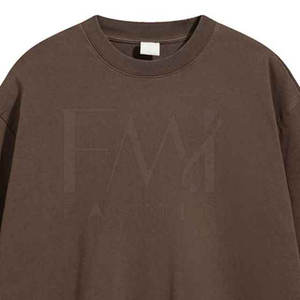 Produits très demandés T-shirts à deux couches avec 100% T-shirts à double couche pour hommes en coton pour personnaliser votre propre logo de marque - Product Image 3