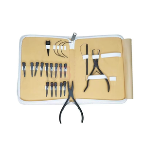 Kit d'outils pour extensions de cheveux en acier inoxydable, extensions de cheveux naturels réels les plus rapides, fabricant d'origine en gros - Product Image 3