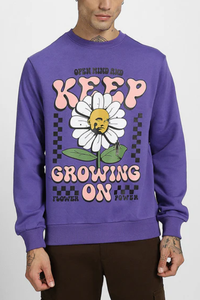 เสื้อสเวตเตอร์ผู้ชายผ้าฟลีซ480จีเอสเอ็มสะพายไหล่โอเวอร์ไซส์พิมพ์ลายกราฟิกมีหลายสีจาก BD - Product Image 4