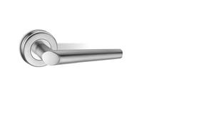 Poignées de porte principales modernes en acier inoxydable sur mesure en deux parties pour chambre, salle de bain et armoires de cuisine - Product Image 2