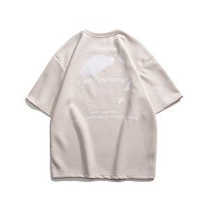 2025 nuevas camisetas de hip-hop de alta calidad para hombres, camisetas de manga corta sueltas para hombres al por mayor de fábrica de buena calidad - Product Image 3