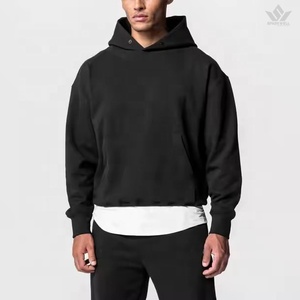 Men's <b>White</b> Hooded Tracksuit Set 100% Cotton Full Zip Hoodie and <b>Jogger</b> Pants Midweight Regular Fit Casual Athletic Sportswear - Product Image 4