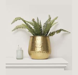 Jardinière intérieure et extérieure en métal doré de qualité supérieure support en fer supérieur Pots de fleurs et jardinières décoratifs pour la maison de luxe élégants - Product Image 4