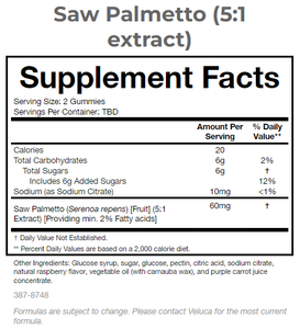 Nouvelle Arrivée Vente Chaude Sans-OGM Vegan Palmetto Santé Supplément Nutritionnel Bonbons Gummy pour Adultes au Moins Prix du Marché - Product Image 4