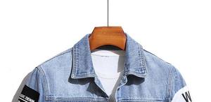 Veste en jean de haute qualité avec lavage à l'acide, respirante, vintage, décontractée pour l'hiver, pour hommes et femmes - Product Image 3