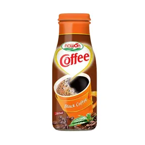 Miễn phí Mẫu OEM/ODM miễn phí thiết kế nhãn sữa cà phê 280ml bán buôn cà phê hòa tan đồ uống