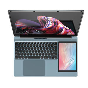 Venta directa de fábrica OEM Dual Screen15.6 pulgadas + 7 pulgadas Laptop Nuevo N100 para Educación de seguros-Juego de oficina de trabajo - Product Image 3