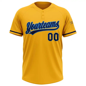 Jersey de Béisbol Personalizable 2026, con Logotipo Personalizado, Impresión Digital, Secado Rápido, Transpirable, 100% Poliéster, Cuello en V, Marca Personalizada - Product Image 6