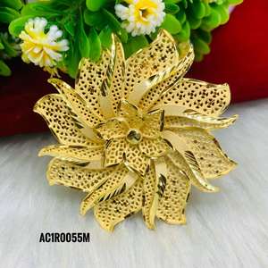 Gold Plated Women's Rings Classic New Design Jewellery for Parties and Anniversaries Online Exclusive - Product Image 2