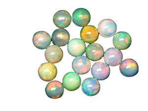 Welo feu naturel lisse opale éthiopienne mélange forme et taille Cabochons coupe pierres précieuses en vrac Lot qualité Rare pour la fabrication de bijoux - Product Image 5