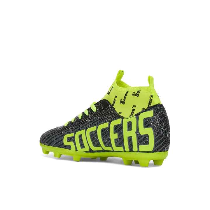 Boys' Football Soccer Shoes with Cranpon Socks and Spikes F35KR