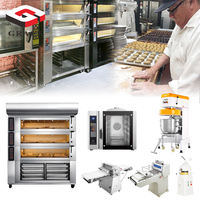 Prix d'usine, ensemble complet de machine à pain, four de boulangerie professionnel, solution tout-en-un, équipement de boulangerie