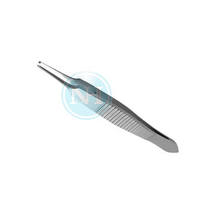 Pinzas Oftálmicas de Acero Inoxidable Duraderas 1x2 Dientes con Plataformas de Ligadura, Herramientas con Certificación CE e ISO - Product Image 2