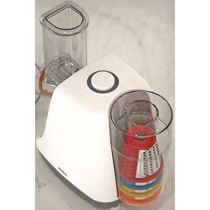 Cortador de Verduras 5 en 1 SHB-7506, Picador-Rallador-Rebanador Automático con Cámara de Plástico, 220-240V - Product Image 2