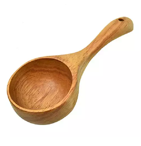 Mini cuillère en bois, mini cuillère à sel de bain, cuillère à bonbons en bois, taille personnalisée, prix bas, en solde - Product Image 1