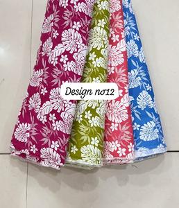 วัสดุผ้าฝ้ายคุณภาพสูงที่มีการออกแบบลายดอกไม้ที่มีสีสันสำหรับการตัดเย็บเสื้อผ้าผ้าพันคองานฝีมือที่บ้านและสินค้าแฟชั่นทำด้วยมือ - Product Image 2