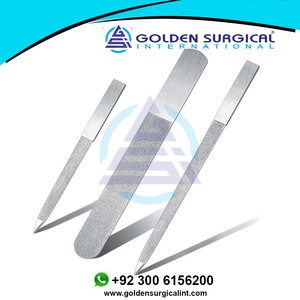 Limas de Manicura Buffer para Salón, Juego de Limas de Uñas de Diamante, Acero Inoxidable, Doble Cara, Metal, Zafiro - Product Image 6