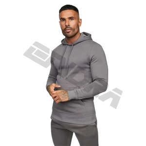 Custom Men's <b>Polyester</b> <b>Tracksuit</b> Private Label Winter Jogger Set with Sweatpants and Hoodie Blank Track Jogging Sweat Suit - Product Image 2