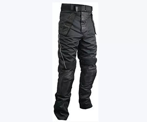 Pantalones de Cuero Rectos para Hombre, Transpirables, Resistentes al Viento, Antiarrugas, Teñido Liso, Estilo Urbano para Adultos, Última Tendencia - Product Image 1