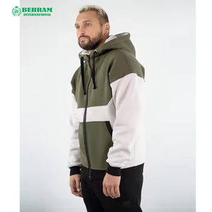 2026 New Style Unisex Zipper-Up Hoodies 100% Cotton Breathable Quick Dry Winter for OEM Custom Lightweight <b>Sweatshirts</b> - Product Image 6