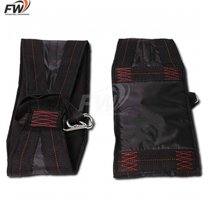 Sangle robuste personnalisable de haute qualité pour exercices de levage des jambes avec grands anneaux en D et connecteurs rapides – Super Vente - Product Image 2