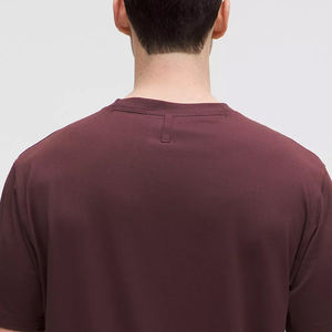 Camiseta de gran tamaño con hombros caídos para hombre, 100% algodón en blanco, ecológica, de secado rápido, transpirable, cómoda, holgada, 180g, precio bajo - Product Image 3