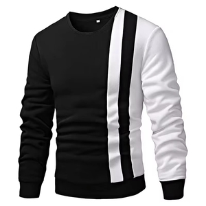 Sweat-shirts à col rond pour hommes, coupe classique, respirants, 100% coton, de haute qualité, best-sellers, confortables, vêtements décontractés pour l'hiver - Product Image 2