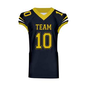 Maillot personnalisé Nom et numéro de l'équipe Maillot de sport imprimé par transfert de chaleur Maillot de football américain par sublimation - Product Image 1