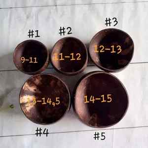 Factory Price Eco Friendly Polished Natural Coconut Bowl and Wooden Spoons Set Coconut Shell Candles Bowls - Product Image 4