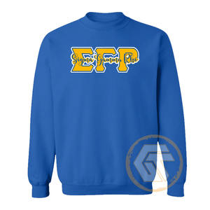 Sweat-shirt décontracté brodé de haute qualité personnalisé pour femmes Sigma Gamma Rho Automne/Hiver en molleton de coton écologique - Product Image 2