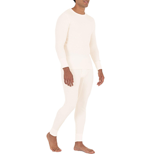 Ensemble de pyjama d'hiver thermique solide en deux pièces en polyester pour femmes - Product Image 3